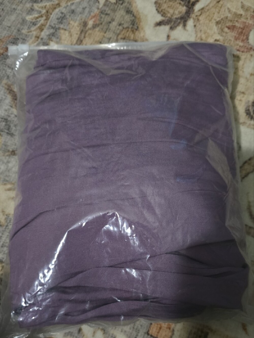 Elegant Mauve Maxi Dress with Smocked Waist - Picture 2 of 4